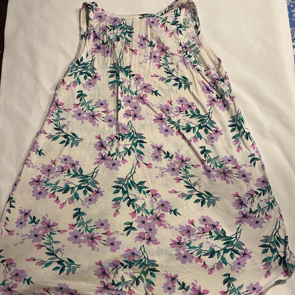 Floral tank top